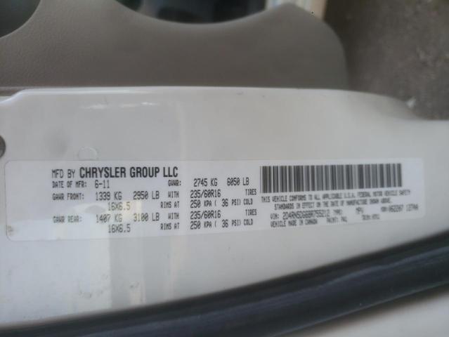 Photo 10 from auction – 2011 DODGE GRAND CARA with VIN 2D4RN5DG6BR755212