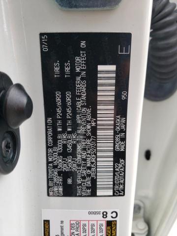 Photo 10 from auction – 2015 TOYOTA 4RUNNER SR with VIN JTEBU5JR0F5273177