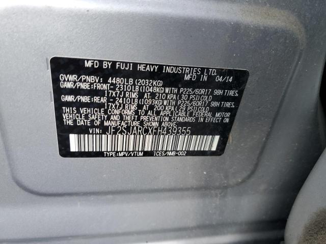 Фото 10 с аукциона – 2015 SUBARU FORESTER 2 с VIN JF2SJARCXFH439355
