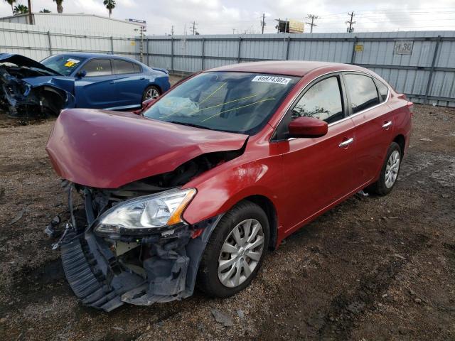 Photo 2 from auction – 2014 NISSAN SENTRA S with VIN 3N1AB7AP1EL679440