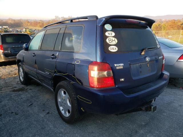 Photo 3 from auction – 2006 TOYOTA HIGHLANDER with VIN JTEDP21A460117438