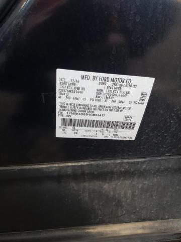 Photo 10 from auction – 2017 FORD EXPLORER X with VIN 1FM5K8D85HGB63417