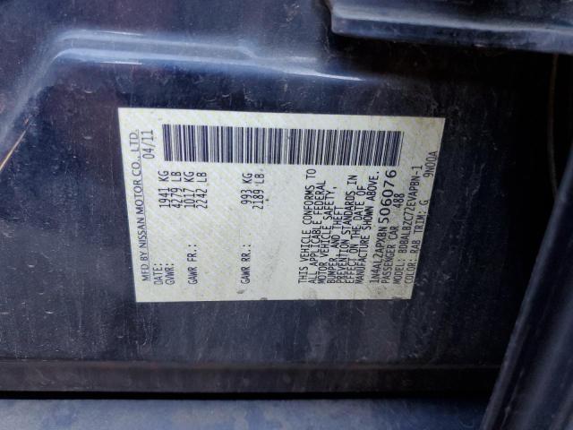 Photo 10 from auction – 2011 NISSAN ALTIMA BAS with VIN 1N4AL2APXBN506076