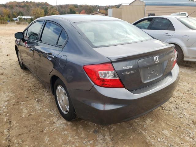 Foto 3 de la subasta – 2012 HONDA CIVIC HF con VIN 2HGFB2F64CH521283