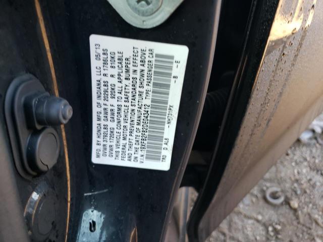 Photo 10 from auction – 2013 HONDA CIVIC EX with VIN 19XFB2F82DE043412