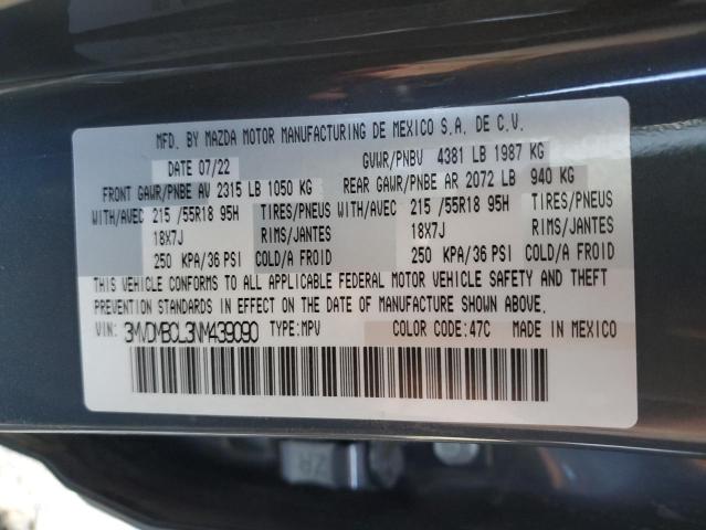 Photo 10 from auction – 2022 MAZDA CX-30 PREF with VIN 3MVDMBCL3NM439090