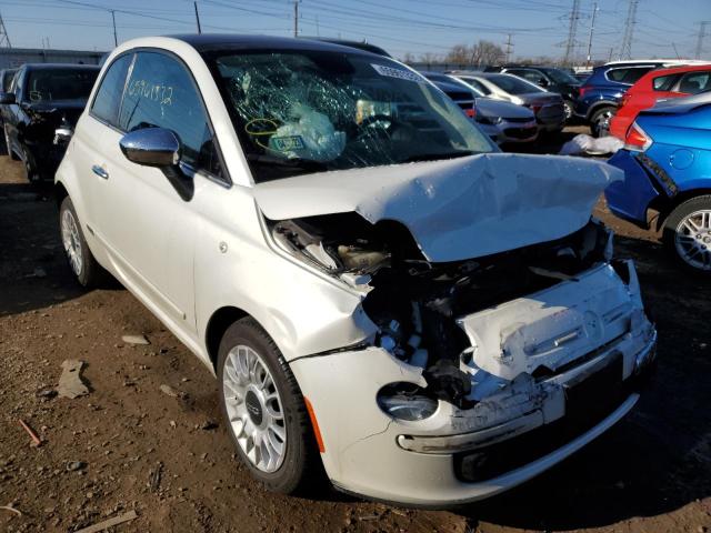 FIAT 500 LOUNGE 2014 with VIN 3C3CFFCR7ET174154 - Photo from auction