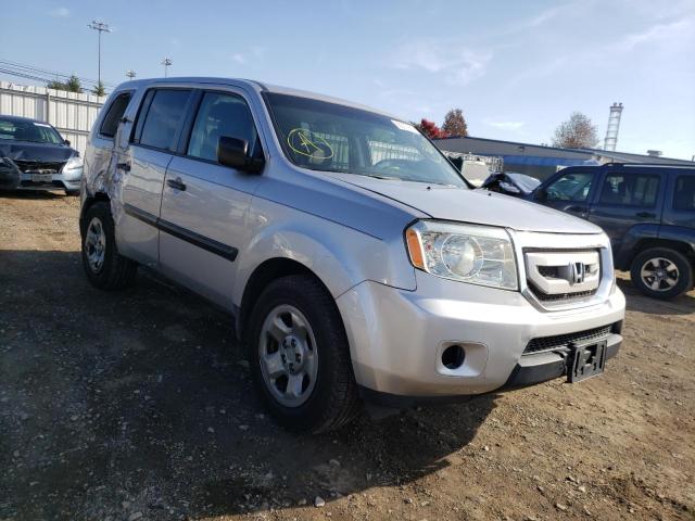 HONDA PILOT LX 2011 with VIN 5FNYF4H21BB043345 - Photo from auction