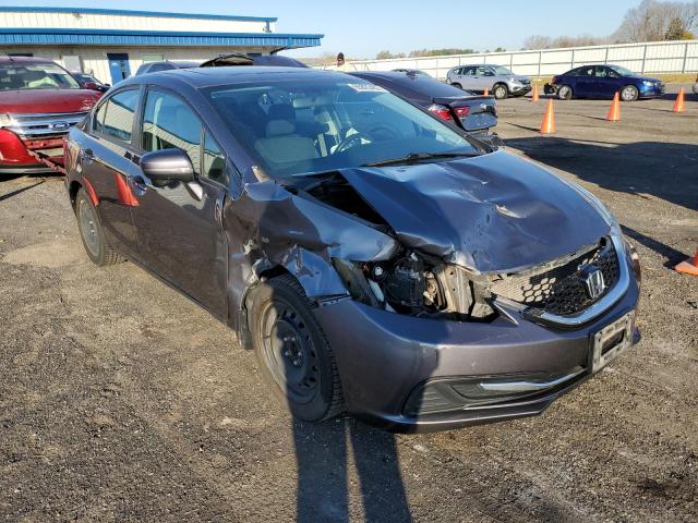HONDA CIVIC LX 2014 with VIN 2HGFB2F54EH005225 - Photo from auction