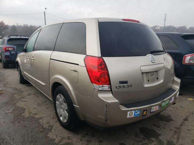 Photo 3 from auction – 2004 NISSAN QUEST S with VIN 5N1BV28U44N317491
