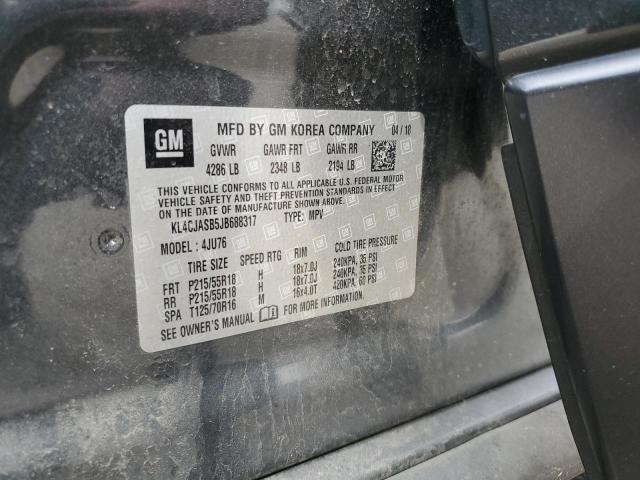 Photo 10 from auction – 2018 BUICK ENCORE PRE with VIN KL4CJASB5JB688317