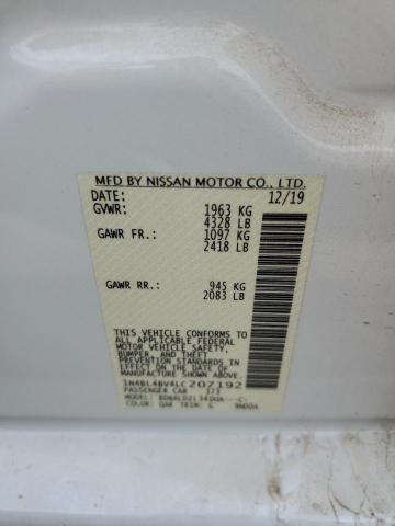Photo 10 from auction – 2020 NISSAN ALTIMA S with VIN 1N4BL4BV4LC207192
