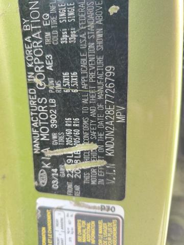 Photo 10 from auction – 2014 KIA SOUL with VIN KNDJN2A28E7726799