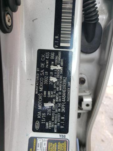 Photo 10 from auction – 2017 KIA FORTE EX with VIN 3KPFL4A84HE093962