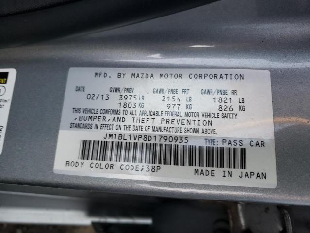 Photo 10 from auction – 2013 MAZDA 3 I with VIN JM1BL1VP8D1790935