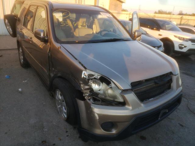 HONDA CR-V SE 2005 with VIN SHSRD78965U331433 - Photo from auction