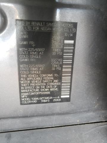 Foto 10 de la subasta – 2015 NISSAN ROGUE S con VIN KNMAT2MT0FP509999