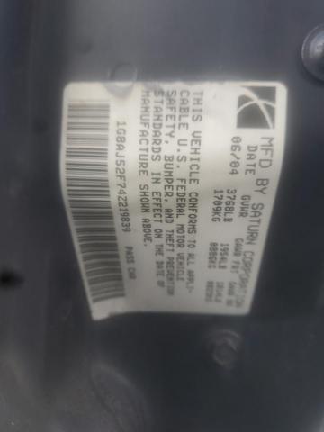 Photo 10 from auction – 2004 SATURN ION LEVEL with VIN 1G8AJ52F74Z219839