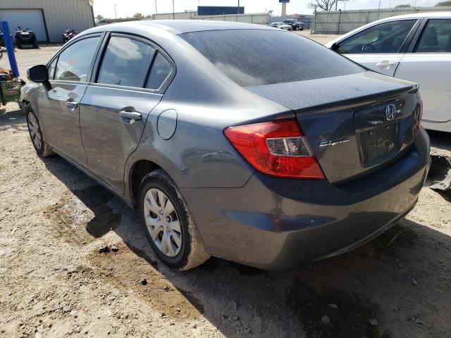 Photo 3 from auction – 2012 HONDA CIVIC LX with VIN 19XFB2F50CE317923