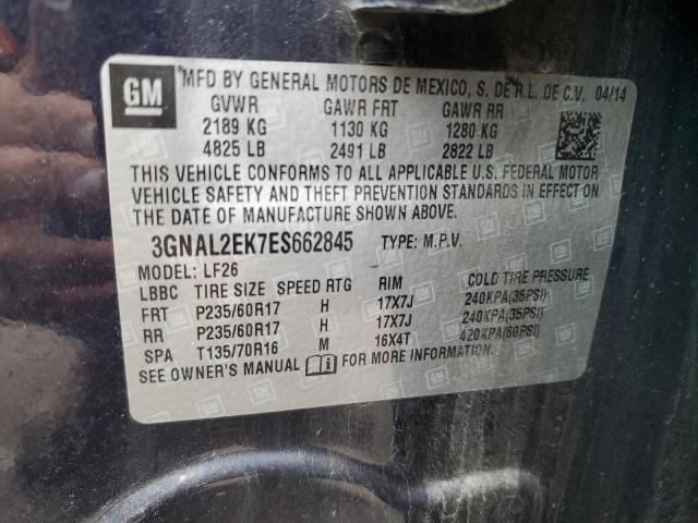 Photo 10 from auction – 2014 CHEVROLET CAPTIVA LS with VIN 3GNAL2EK7ES662845