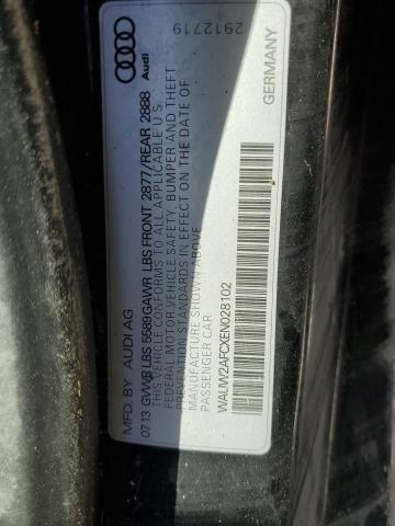 Photo 10 from auction – 2014 AUDI S7 PREMIUM with VIN WAUW2AFCXEN028102