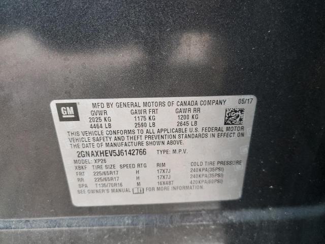 Photo 10 from auction – 2018 CHEVROLET EQUINOX LS with VIN 2GNAXHEV5J6142766