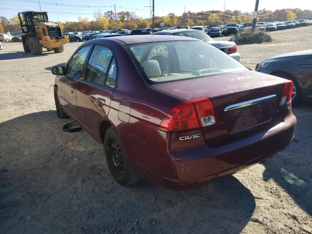 Photo 3 from auction – 2003 HONDA CIVIC LX with VIN 2HGES16593H557273