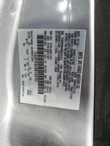 Photo 10 from auction – 2011 FORD FOCUS with VIN 1FAHP3FN1BW104702