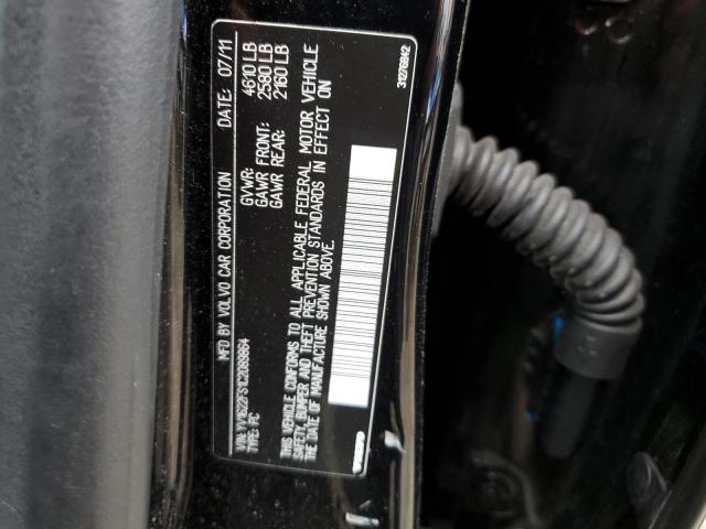 Photo 10 from auction – 2012 VOLVO S60 T5 with VIN YV1622FS1C2089864