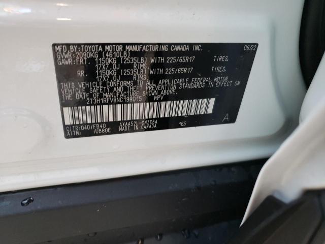 Photo 10 from auction – 2022 TOYOTA RAV4 LE with VIN 2T3H1RFV8NC198015