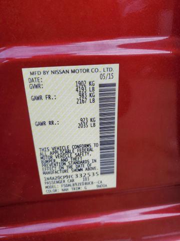 Photo 10 from auction – 2015 NISSAN LEAF S with VIN 1N4AZ0CP9FC332535