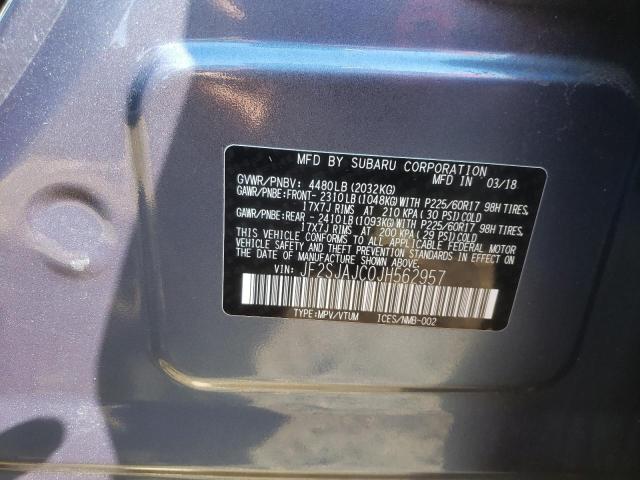 Photo 10 from auction – 2018 SUBARU FORESTER 2 with VIN JF2SJAJC0JH562957