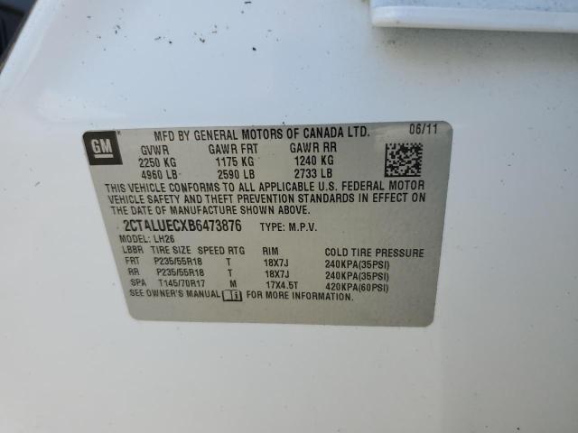 Photo 10 from auction – 2011 GMC TERRAIN SL with VIN 2CTALUECXB6473876