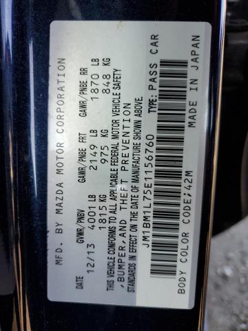 Photo 10 from auction – 2014 MAZDA 3 TOURING with VIN JM1BM1L75E1156760