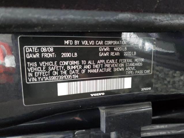 Photo 10 from auction – 2009 VOLVO S80 3.2 with VIN YV1AS982391095194