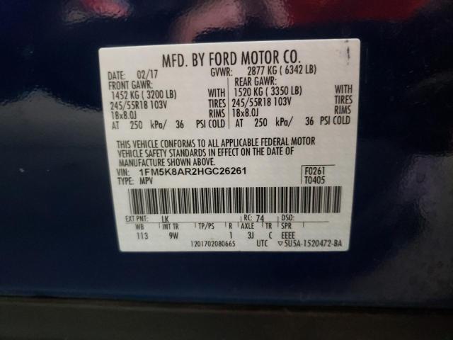 Фото 10 с аукциона – 2017 FORD EXPLORER P с VIN 1FM5K8AR2HGC26261