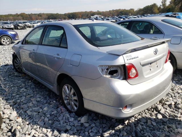 Photo 3 from auction – 2009 TOYOTA COROLLA BA with VIN 2T1BU40E59C107922
