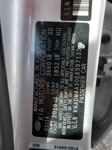Photo 10 from auction – 2014 KIA RIO LX with VIN KNADM4A30E6397135