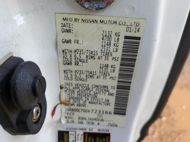 Photo 10 from auction – 2014 NISSAN FRONTIER S with VIN 1N6BD0CT6EN723166