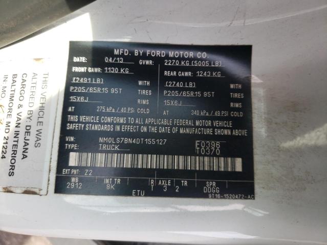 Photo 10 from auction – 2013 FORD TRANSIT CO with VIN NM0LS7BN4DT155127