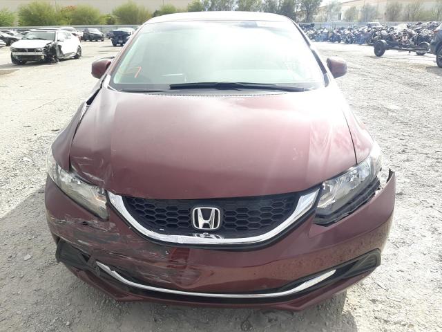 Photo 9 from auction – 2013 HONDA CIVIC LX with VIN 2HGFB2F52DH599506