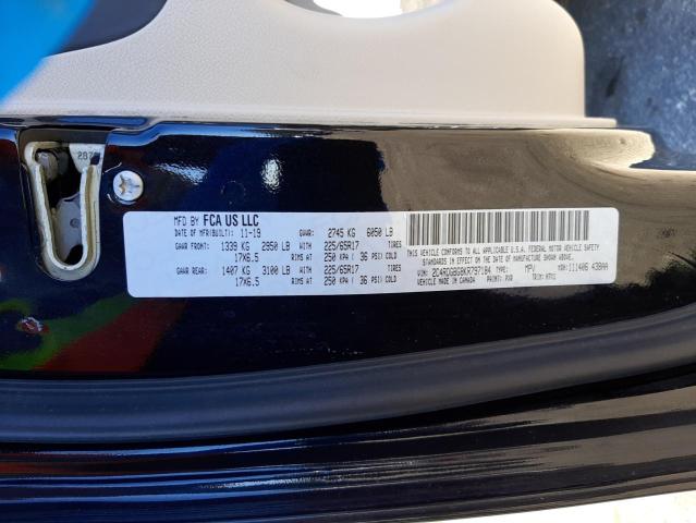 Photo 10 from auction – 2019 DODGE GRAND CARA with VIN 2C4RDGBG8KR797184