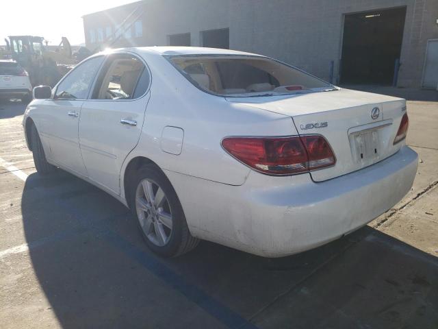 Photo 3 from auction – 2005 LEXUS ES 330 with VIN JTHBA30G555107896
