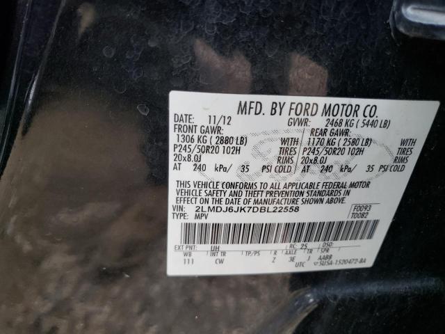 Photo 10 from auction – 2013 LINCOLN MKX with VIN 2LMDJ6JK7DBL22558