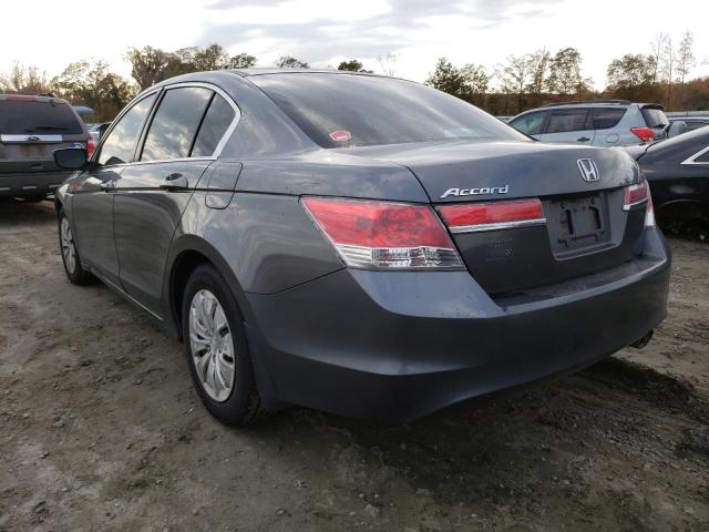 Photo 3 from auction – 2011 HONDA ACCORD LX with VIN 1HGCP2F30BA052569