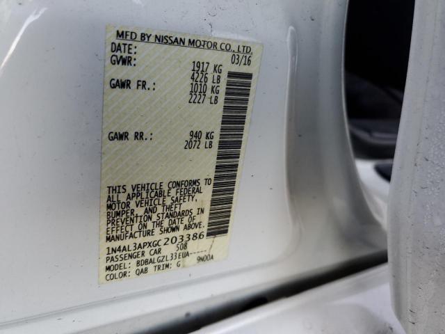 Photo 10 from auction – 2016 NISSAN ALTIMA 2.5 with VIN 1N4AL3APXGC203386