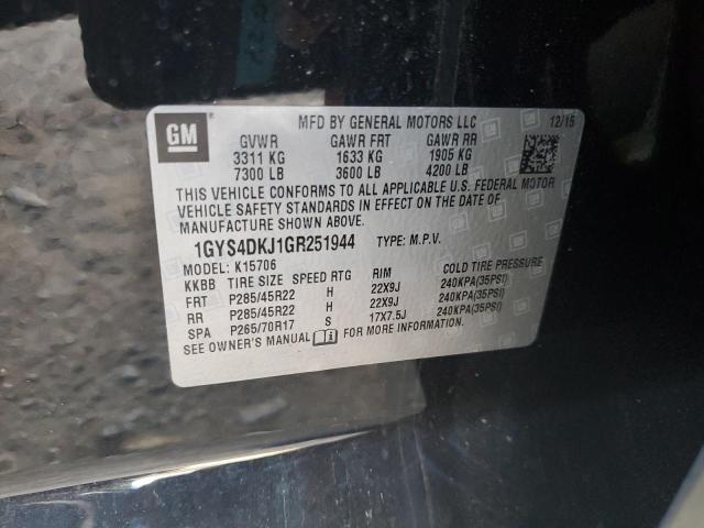 Photo 10 from auction – 2016 CADILLAC ESCALADE P with VIN 1GYS4DKJ1GR251944