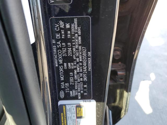 Photo 12 from auction – 2019 KIA FORTE with VIN 3KPF24AD4KE058927