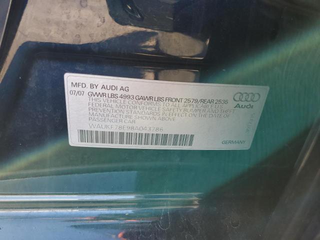Zdjęcie 10 z aukcji – 2008 AUDI A4 2.0T AV z VIN WAUKF78E98A043786