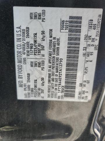 Foto 10 de la subasta – 2002 FORD RANGER SUP con VIN 1FTYR44E92TA13790